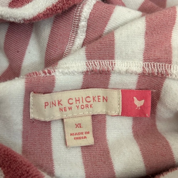 Pink Chicken Striped Swim Coverup - Picture 7 of 8